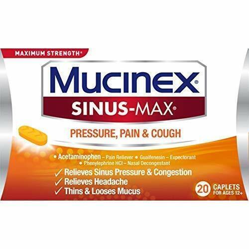 Mucinex - Pressure Pain & Cough 20 Caplets