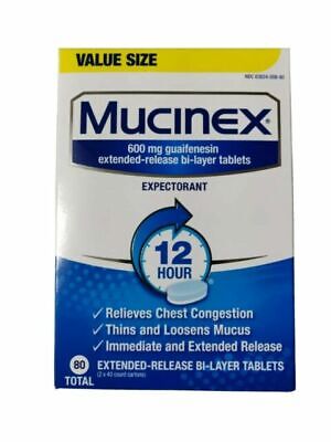 Mucinex - Tablets - 80 Ct