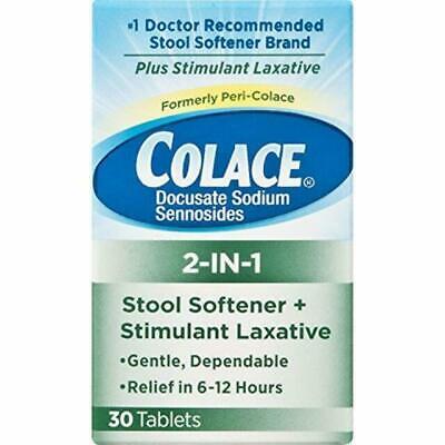 Colace - 2 In 1 - 30 Tablets