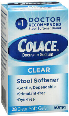 Colace - Clear 50 Mg - 28 Soft Gel