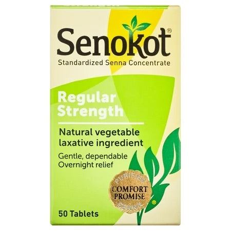 Senokot - Regular Strength - 50 Tablets