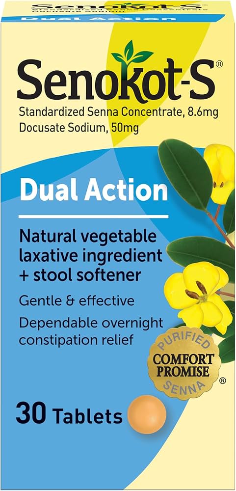 Senokot - S Dual Action - 30 Tablets