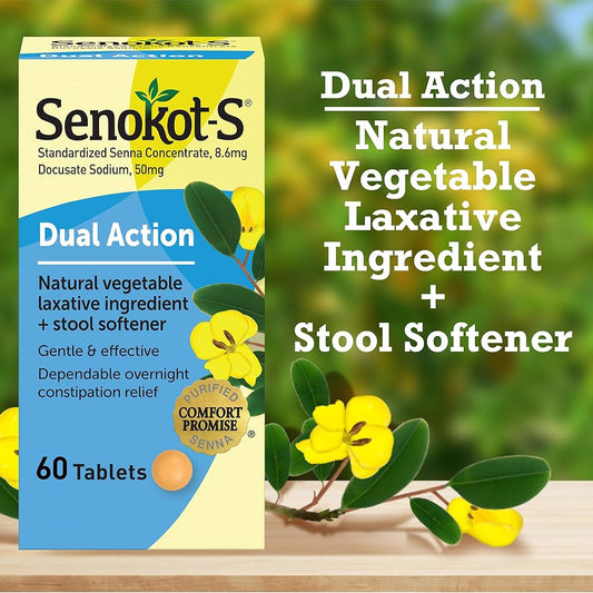 Senokot - S Dual Action - 60 Tablets