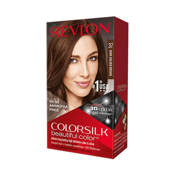 Revlon Hair Color - Color Silk - #37 Dark Golden Brown