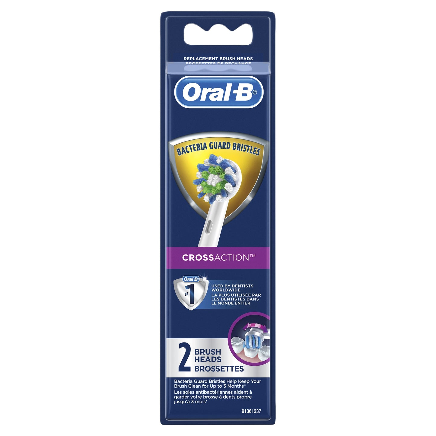 Oral-B - Brush Heads - Cross Action - 2 Heads