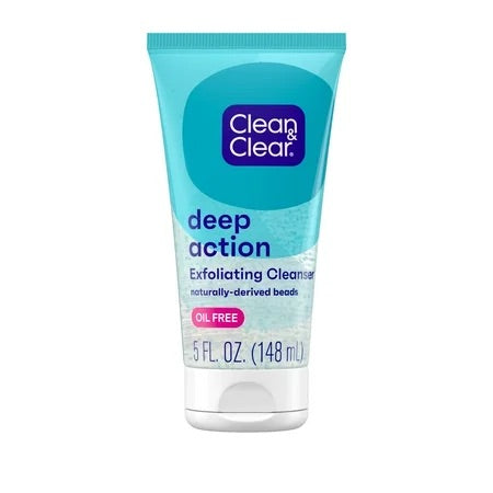 Clean & Clear - Deep Action Exfoliating Crub Oil Free 5 Oz