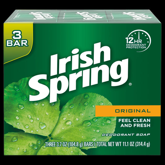 Irish Spring Bar Soap - Original - 3 Pack