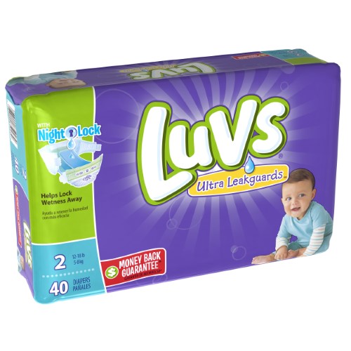 Luvs Diapers - Ultra Leakguards - Size 2 - 40 Ct