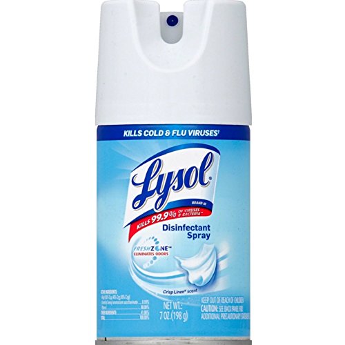 Lysol Aerosol Spray - Disinfectant Spray - Crisp Linen - 7Oz