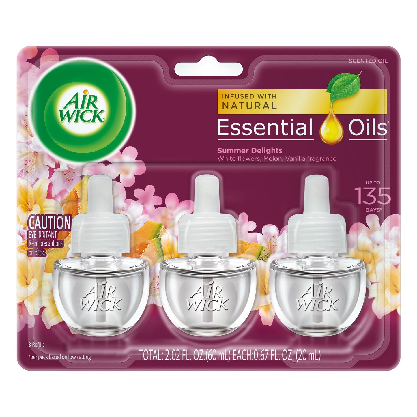 Airwick - Essential Oil Refill - Summer Delights - 3 Pack