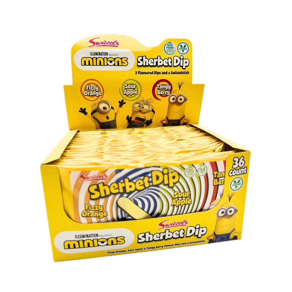 SWIZZELS MINIONS SHERBET DIP 36 PACK