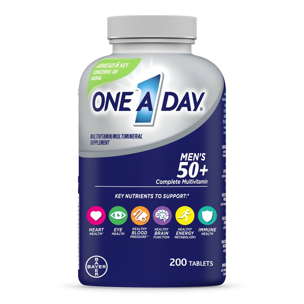 One A Day - Mens 50+ 200 Tablets