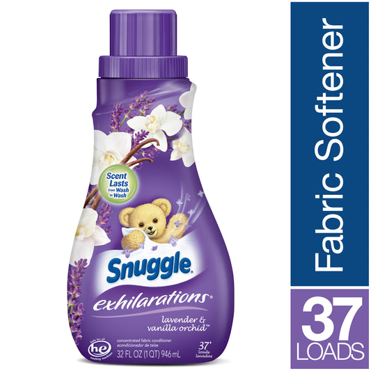 Snuggle - Super Fabric Softener - Exhilarations Lavender & Vanilla Orchid 32 Us Fl Oz