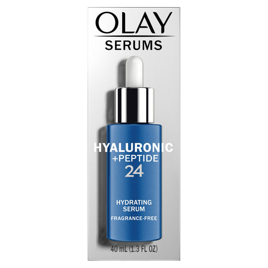 Olay - Hyaluronic + Peptide 24 Fragrance-Free Serum -40 G 1.3Oz