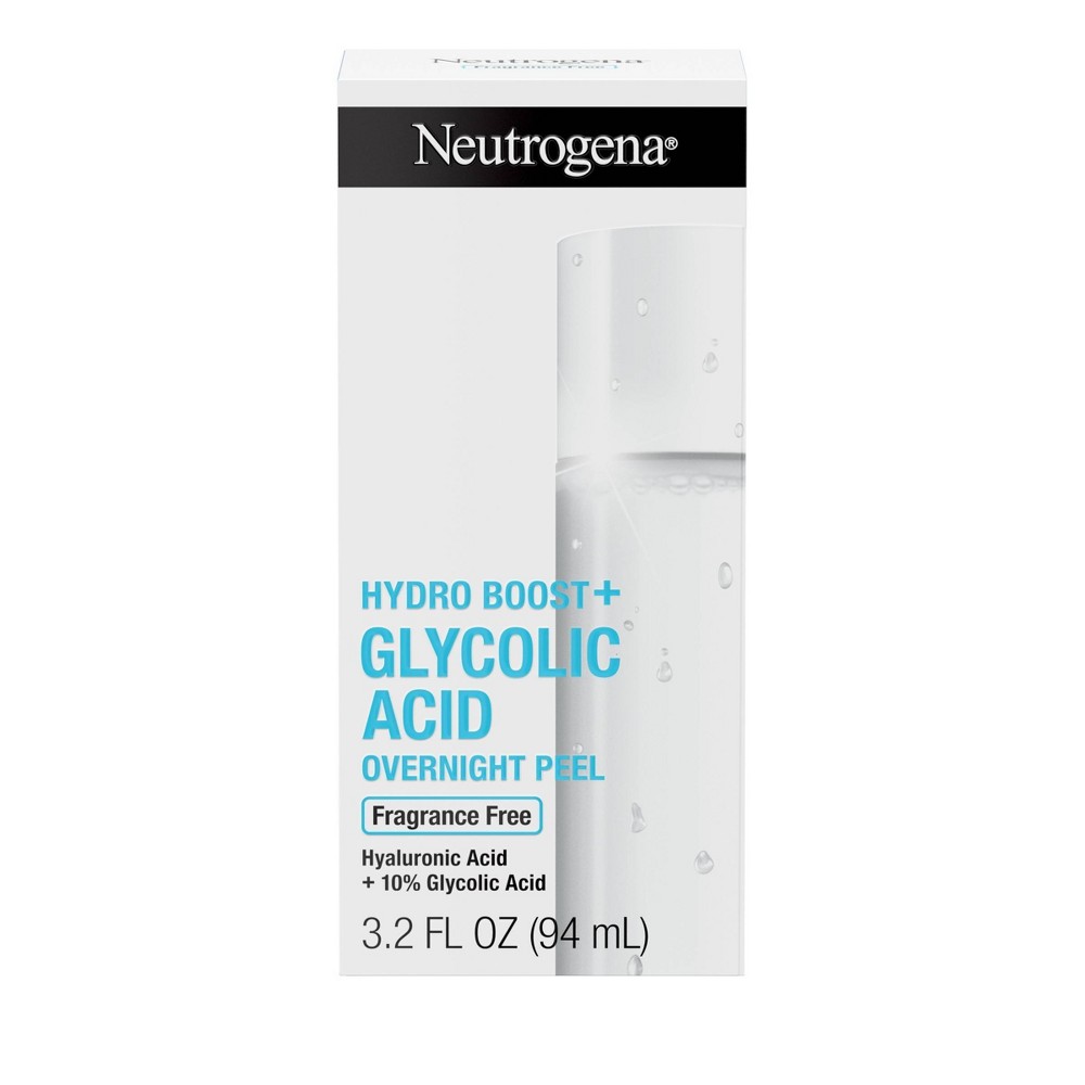 Neutrogena - Hydro Boost Glycolic Acid Overnight Face Peel- Fragrance-Free- 3.2 Fl. Oz