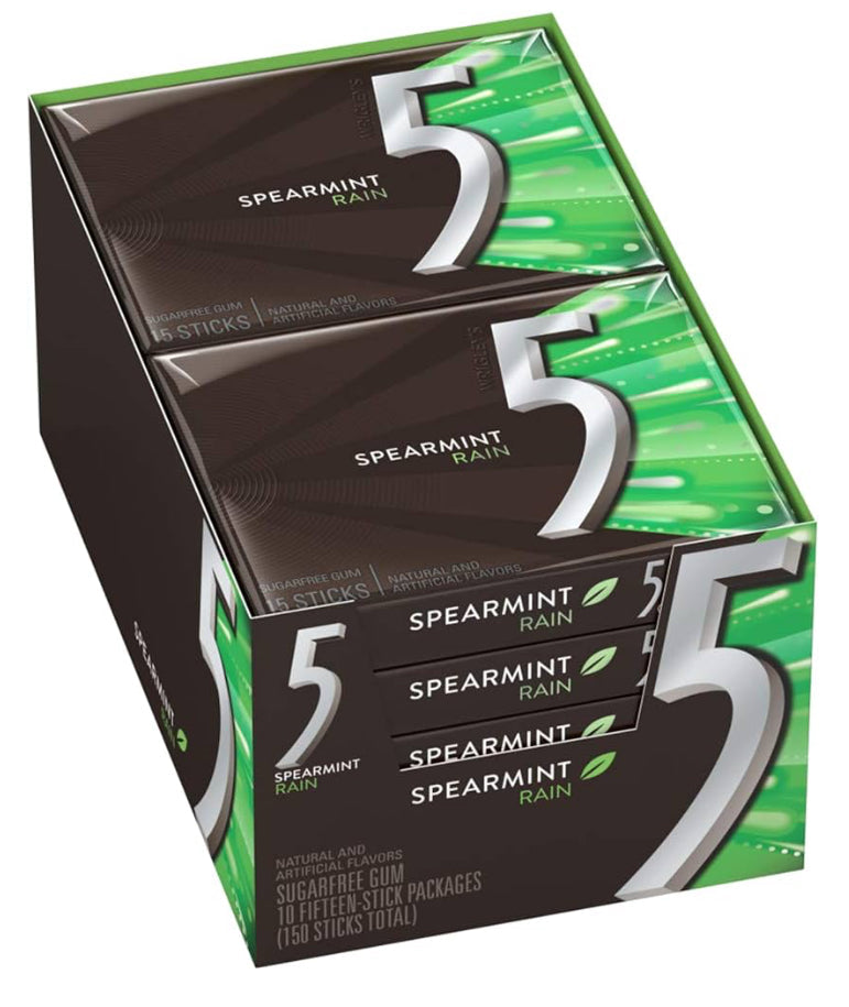 5GUM Spearmint  10 pack
