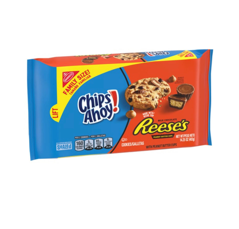 12pk Nabisco Chips Ahoy Reese's Peanut Butter Cups Chewy
Family Size 14.25oz