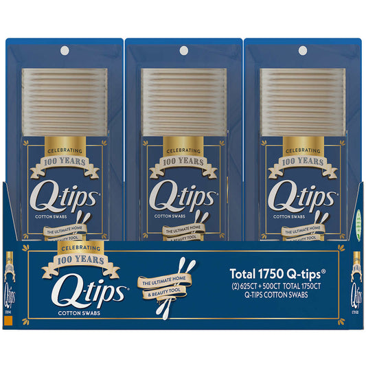 Q-Tips - Cotton Swabs Pk3 - 1750 Count