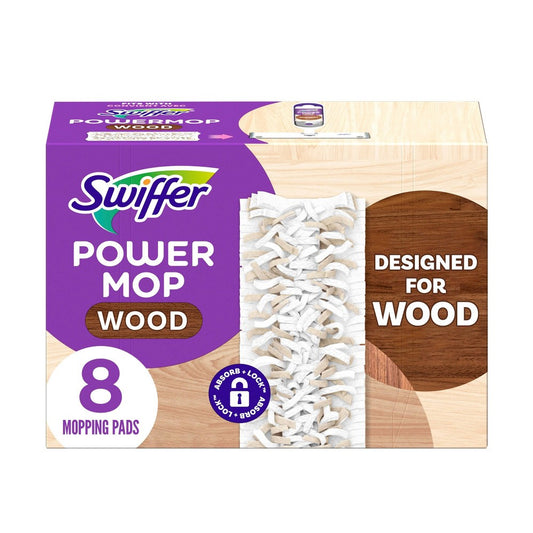 Swiffer - Power Mop Wood - 8Ct/2Pk