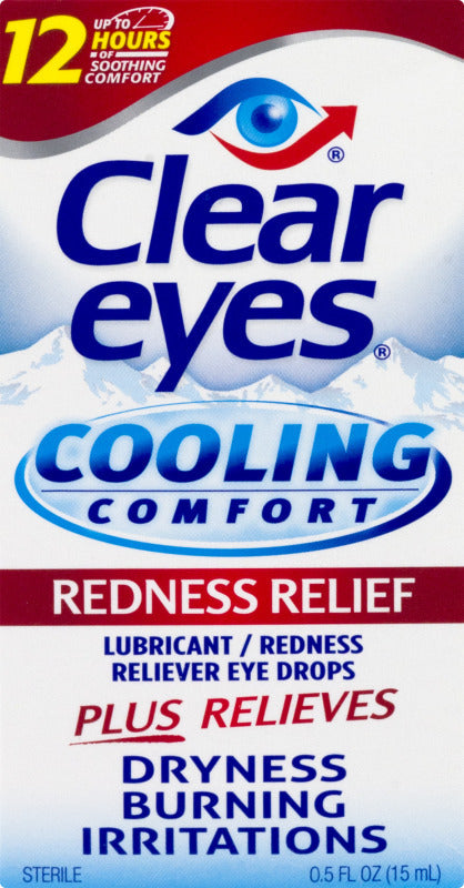 Clear Eyes Eye Drops - Cooling Comfort Redness Relief 0.5 Oz