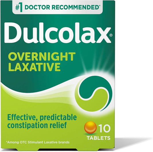 Dulcolax - Overnight Laxative - 10 Tablets