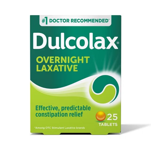 Dulcolax - Overnight Laxative - 25 Tablets