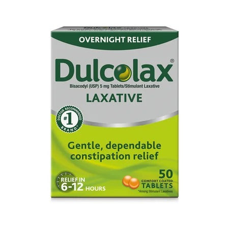 Dulcolax - Overnight Laxative - 50 Tablets