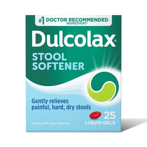 Dulcolax - Stool Softener - 25 Liquid Gel