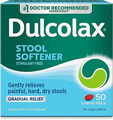 Dulcolax - Stool Softener - 50 Liquid Gel