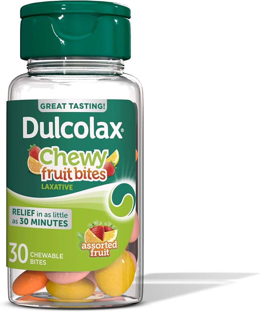 Dulcolax - Laxative Chewy Fruit Bites - 30 Count