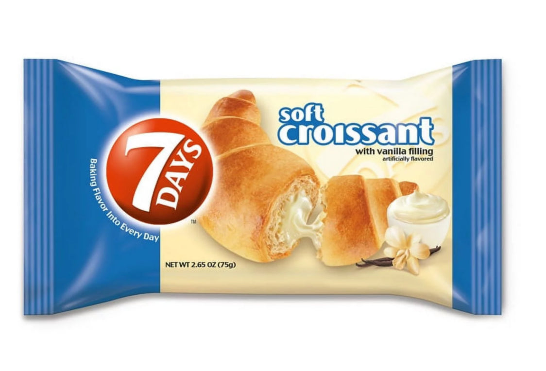 7DAYS CROISSANTS Vanilla 6 pcs 1 pack