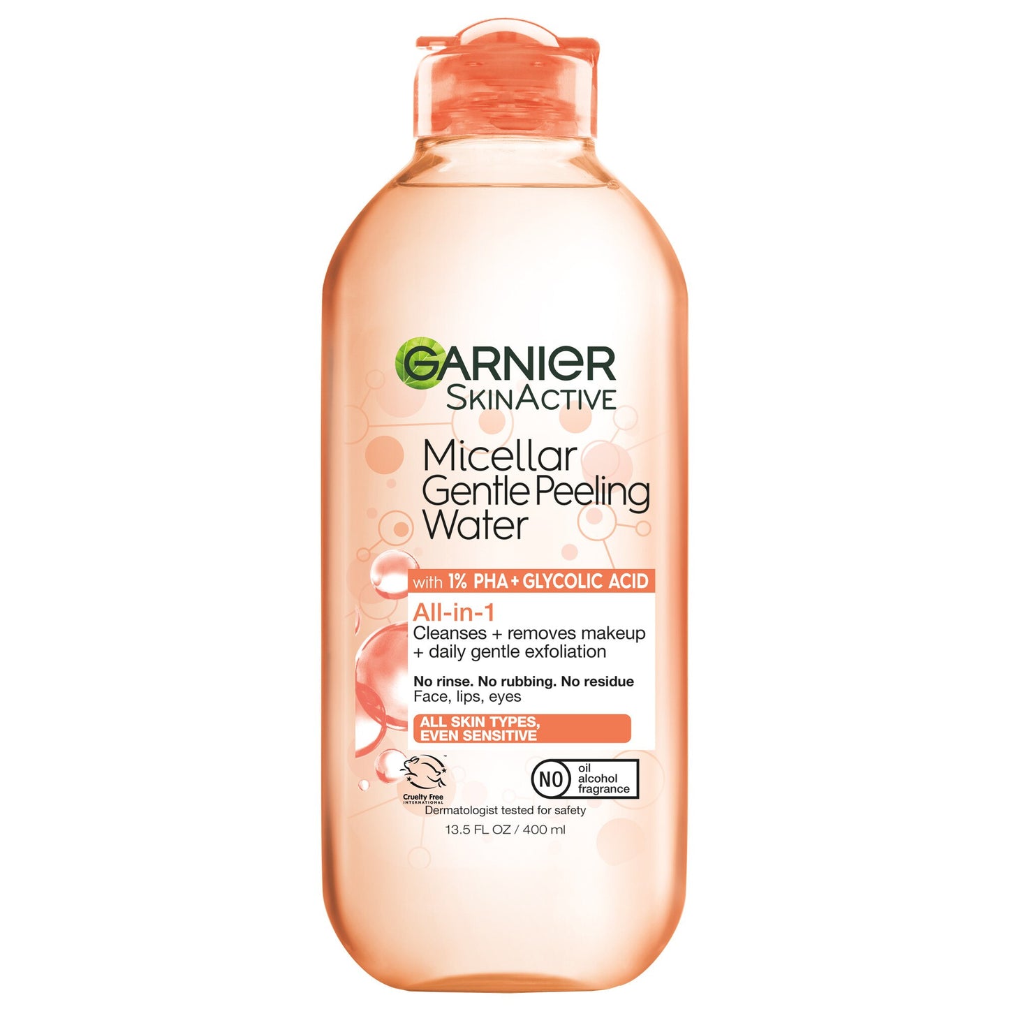 Garnier Makeup Remover - Micellar Peeling Water - 13.5 Floz