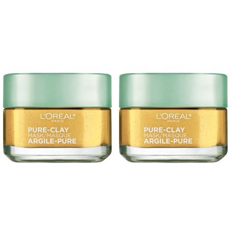 Loreal Skin Care - Pure Clay Face Mask - Purify & Mattify Eucalyptus - 1.7 Floz