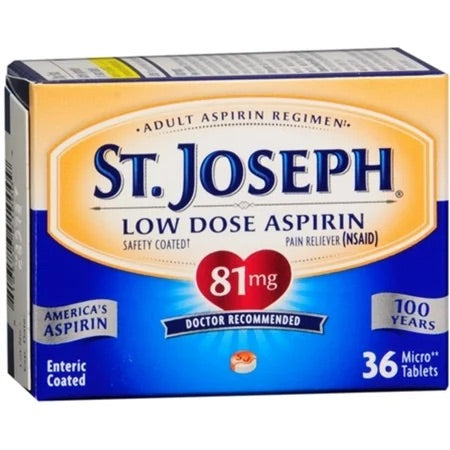 St. Joseph Aspirin - 36 Tablets - 6 Pack