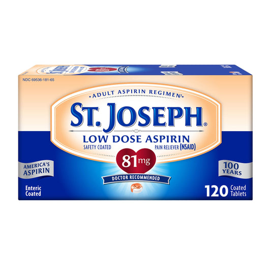 St. Joseph Aspirin - 81Mg 120 Micro Tab - 6 Pack