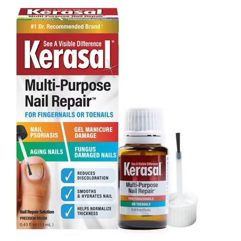 Kerasal Nail - Repair - Multi Purpose Fungal Nail Brush - 0.43 Fl Oz