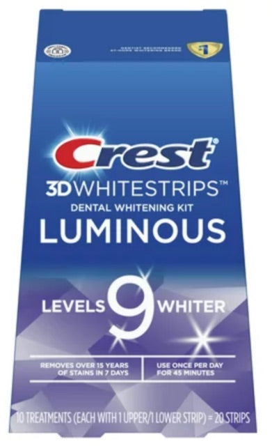 Crest - Whitestrips - Luminous Levels - 20 Strips