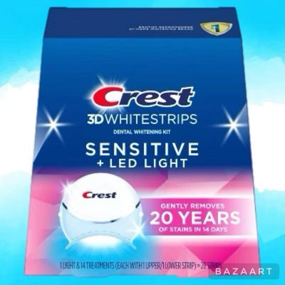 Crest - Whitestrips - Sensitive + Led - 28 Strips