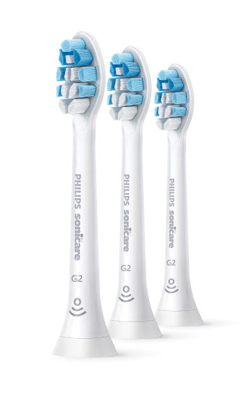 Philips Sonicare - Brush Heads - Genuine G2 Optimal Gum Care - 3 Heads