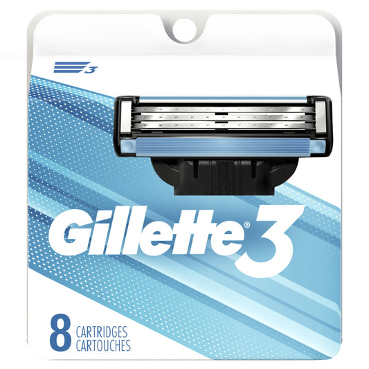 Gillette Blade Refill - Gillette3 - 8 Cartridges