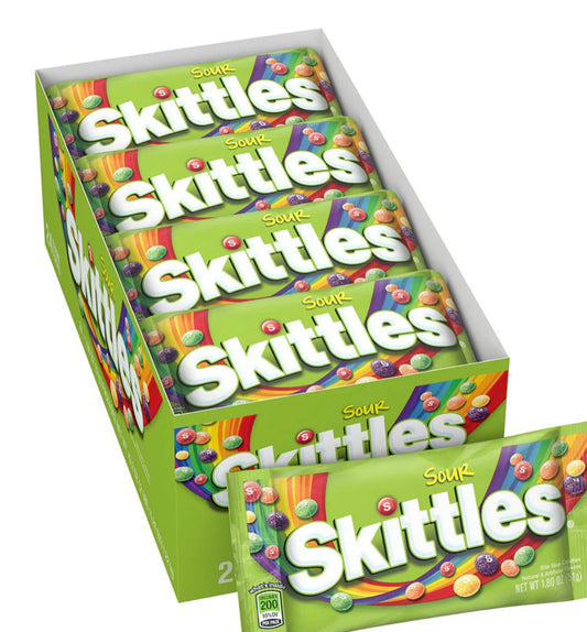 SKITTLES Sour (green) 24 pack