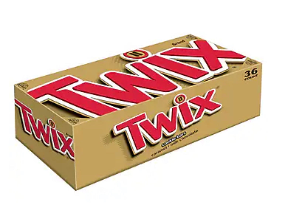 TWIX CARAMEL CHOC BAR 36/1.790Z