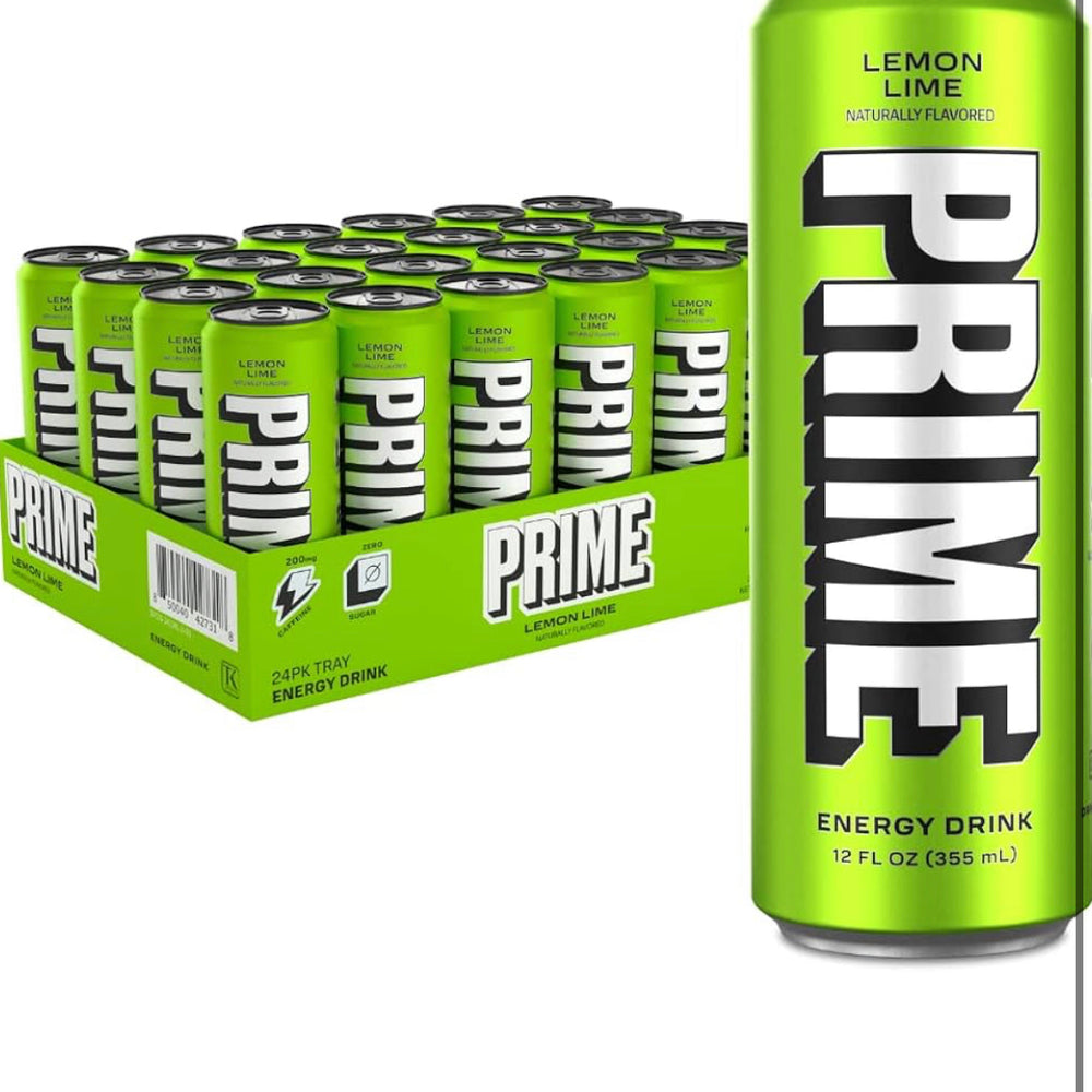 LEMON LIME PRIME ENERGY CAN 24/12