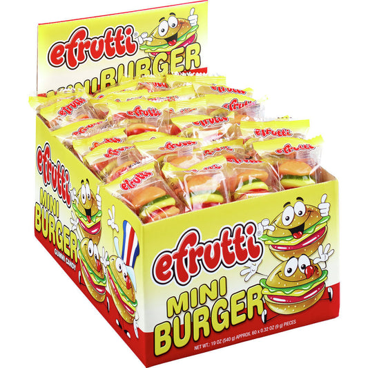 EFRUTTI Mini Burger Box  60 pack