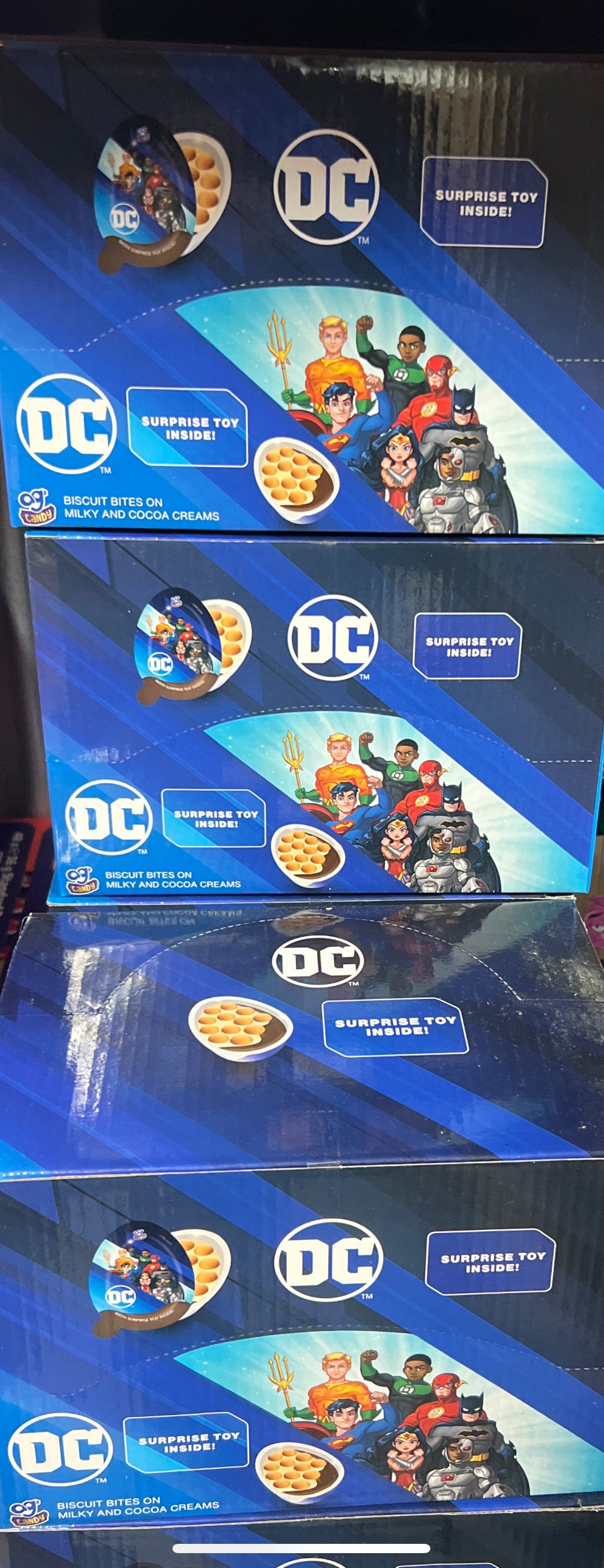 24PK DC SUPER HERO CHOCOLATE EGGS