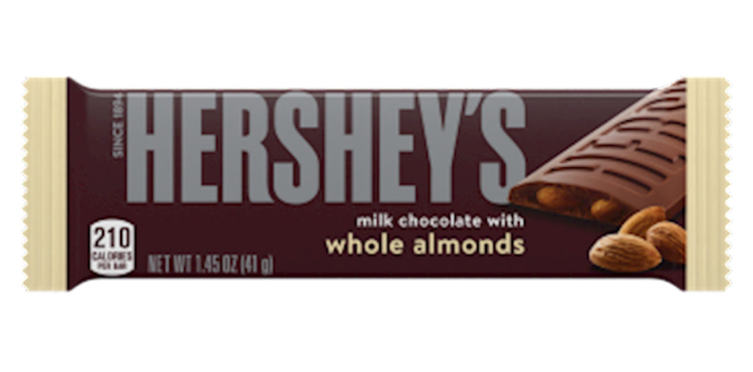 HERSHEY Whole Almonds  36 pack