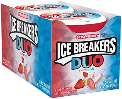 ICE BREAKERS Strawberry  Mints  8 pack