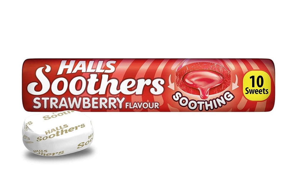 HALLS HALLS SOOTHERS STRAWBERRY LONG STICKS 20 pack