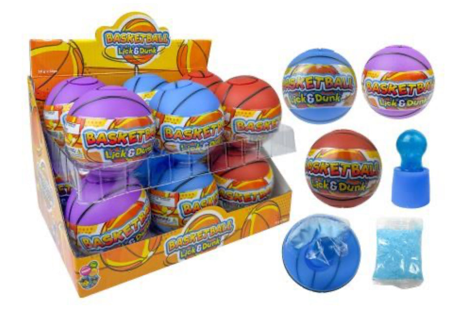 Fun Frenzy Basketball Dunk & Lick 12 pack