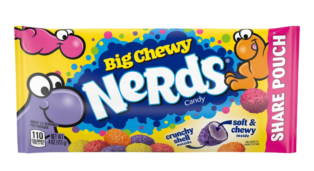 12 pack 4oz NERDS Big Chewy Share Pouch box